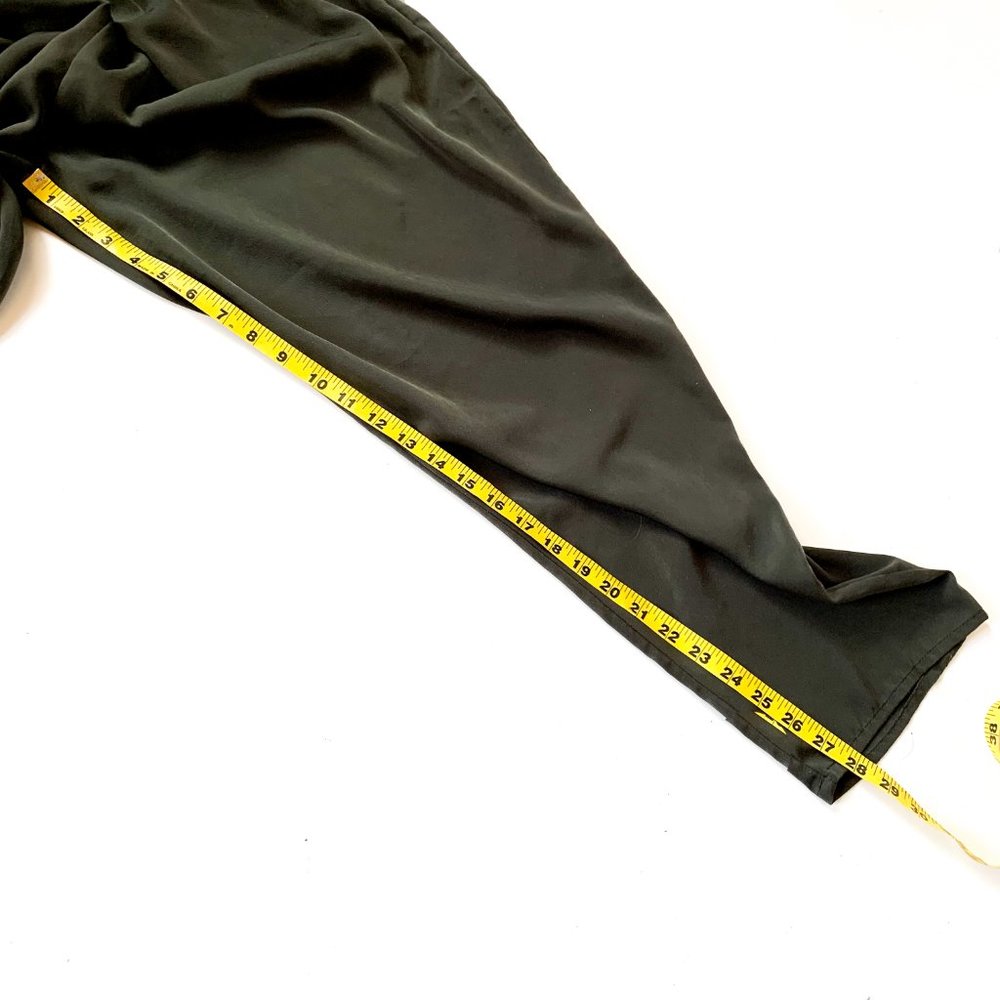 west kei army green joggers w/pockets large - Picture 4 of 5
